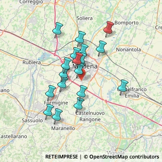 Mappa Str. Contrada, 41126 Modena MO, Italia (6.38944)