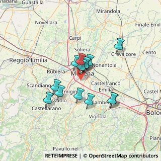 Mappa Str. Contrada, 41126 Modena MO, Italia (10.63143)