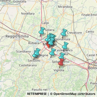 Mappa Str. Contrada, 41126 Modena MO, Italia (7.61)