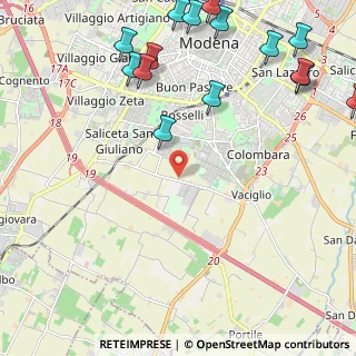 Mappa Str. Contrada, 41126 Modena MO, Italia (3.106)