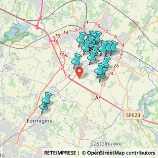 Mappa Modena, 41126 Modena MO, Italia (3.25444)