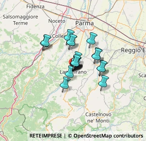 Mappa Via Antonio Pelosi, 43013 Langhirano PR, Italia (7.413)