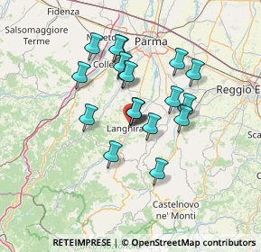 Mappa Via Antonio Pelosi, 43013 Langhirano PR, Italia (10.86211)