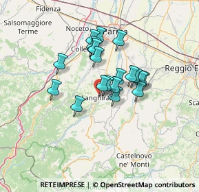 Mappa Via Antonio Pelosi, 43013 Langhirano PR, Italia (10.1135)