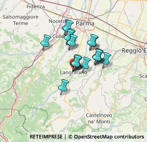 Mappa Via Antonio Pelosi, 43013 Langhirano PR, Italia (8.8635)