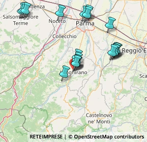 Mappa Via Antonio Pelosi, 43013 Langhirano PR, Italia (15.87368)