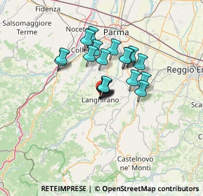 Mappa Via S. Allende, 43013 Langhirano PR, Italia (9.331)