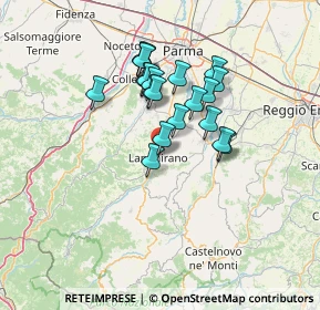 Mappa Via S. Allende, 43013 Langhirano PR, Italia (11.002)