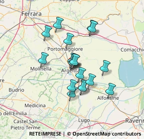 Mappa Via Roma, 44011 Argenta FE, Italia (10.76556)
