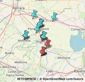 Mappa Via Roma, 44011 Argenta FE, Italia (9.5635)