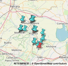 Mappa Via Seliciata, 44011 Argenta FE, Italia (10.302)