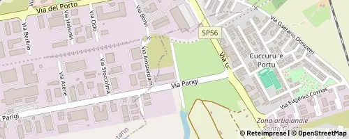 Mappa Oristano
