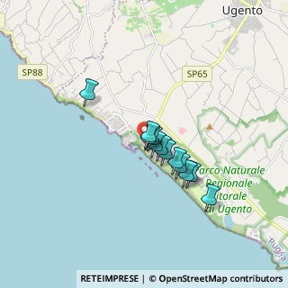 Mappa Via Milite Ignoto, 73059 Ugento LE, Italia (1.26417)