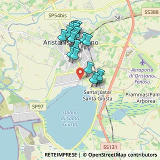 Mappa Via Parigi, 09096 Oristano OR, Italia (1.8015)