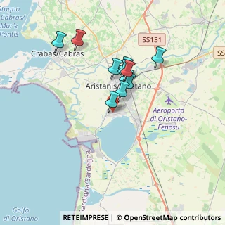 Mappa Localita' Porto Industriale, 09170 Oristano OR, Italia (3.07636)