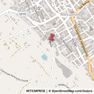 Mappa Via del Castello, 4, 73031 Alessano, Lecce (Puglia)