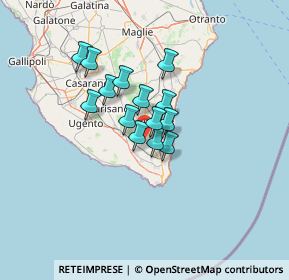 Mappa SP 79, 73031 Alessano LE (9.48714)