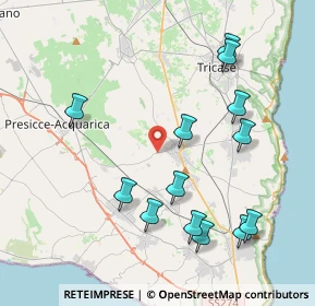 Mappa SP 79, 73031 Alessano LE (4.74846)