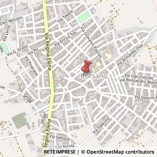 Mappa Via San Luigi,  11, 73033 Corsano, Lecce (Puglia)
