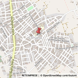 Mappa Via della Libertà,  34, 73033 Corsano, Lecce (Puglia)