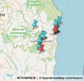 Mappa Via Genova, 08048 Lanusei NU, Italia (9.32333)