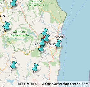 Mappa Via Genova, 08048 Lanusei NU, Italia (22.10333)