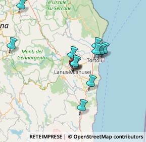 Mappa Via Genova, 08048 Lanusei NU, Italia (13.07)