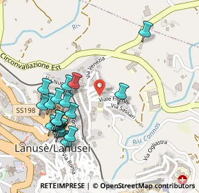 Mappa Via Genova, 08048 Lanusei NU, Italia (0.284)
