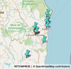 Mappa Via Firenze, 08045 Lanusei NU, Italia (11.4725)