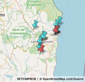 Mappa Via Firenze, 08045 Lanusei NU, Italia (9.31)