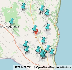 Mappa Piazza Castello, 73031 Alessano LE, Italia (4.73467)