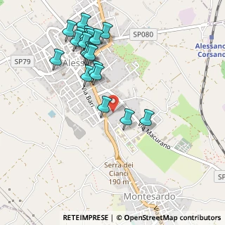 Mappa Piazza Castello, 73031 Alessano LE, Italia (0.5885)