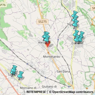Mappa Via 2 Novembre, 73031 Alessano LE, Italia (2.86615)