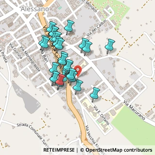 Mappa Piazza Castello, 73031 Alessano LE, Italia (0.22207)