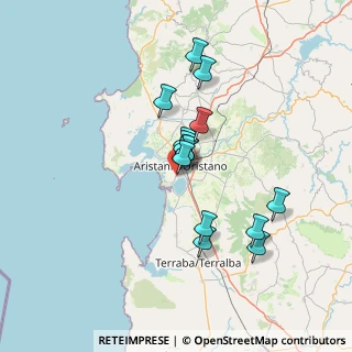 Mappa Via Ginevra, 09170 Oristano OR, Italia (12.50857)