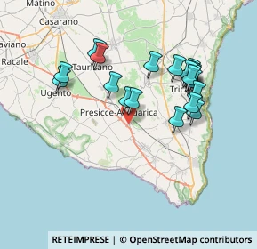 Mappa Via, 73054 Salve LE, Italia (7.5935)