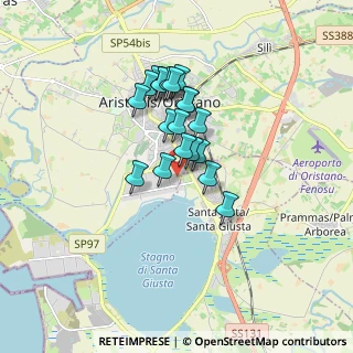 Mappa Via Amsterdam, 09170 Oristano OR, Italia (1.3765)