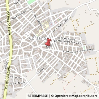 Mappa Via V. Emanuele III, 9, 73033 Corsano, Lecce (Puglia)