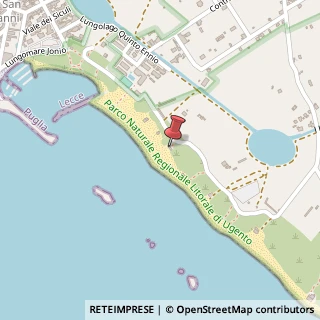 Mappa Contrada Poseidona, 73059 Ugento, Lecce (Puglia)