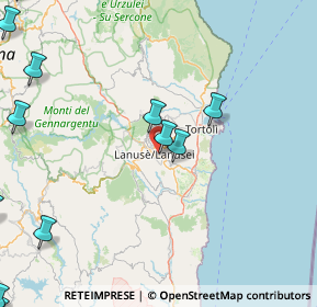 Mappa CAP, 08045 Lanusei NU, Italia (31.97571)