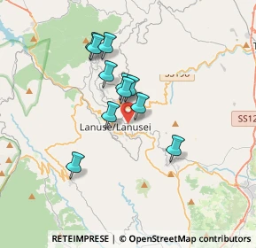 Mappa CAP, 08045 Lanusei NU, Italia (2.95545)