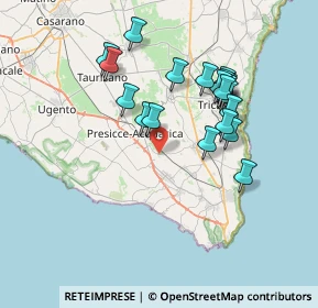 Mappa SP79, 73054 Alessano LE, Italia (7.3845)