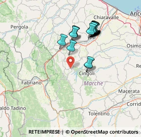 Mappa Via Madonna della Fonte, 62021 Apiro MC, Italia (14.3995)