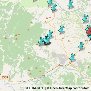 Mappa Via XX Settembre, 56040 Montecatini Val di Cecina PI, Italia (5.52)