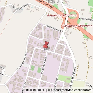 Mappa Via Guido Rossa, 38, 57016 Rosignano Marittimo, Livorno (Toscana)