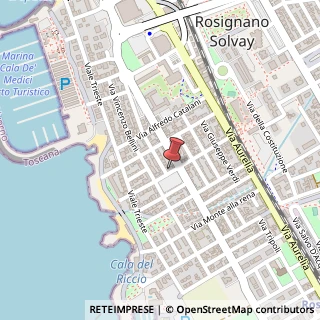 Mappa Piazza Monte alla Rena, 37, 57016 Rosignano Marittimo, Livorno (Toscana)