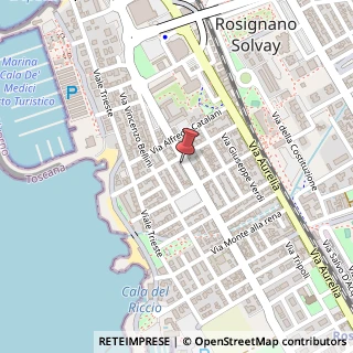 Mappa Via Champigny Sur Marne, 35, 57016 Rosignano Marittimo, Livorno (Toscana)