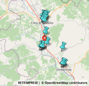 Mappa Località San Maiano, 06012 Città di Castello PG, Italia (6.58111)