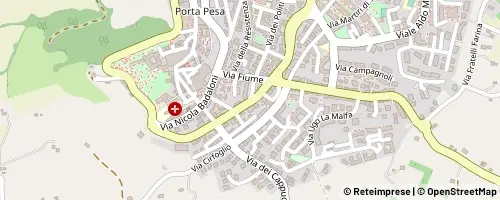 Mappa Recanati
