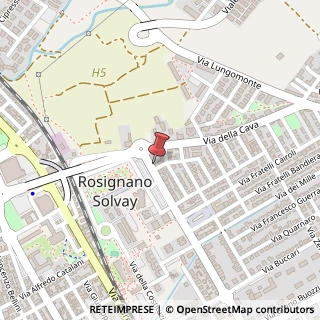 Mappa 57016 Rosignano Solvay LI, Italia, 57016 Rosignano Marittimo, Livorno (Toscana)